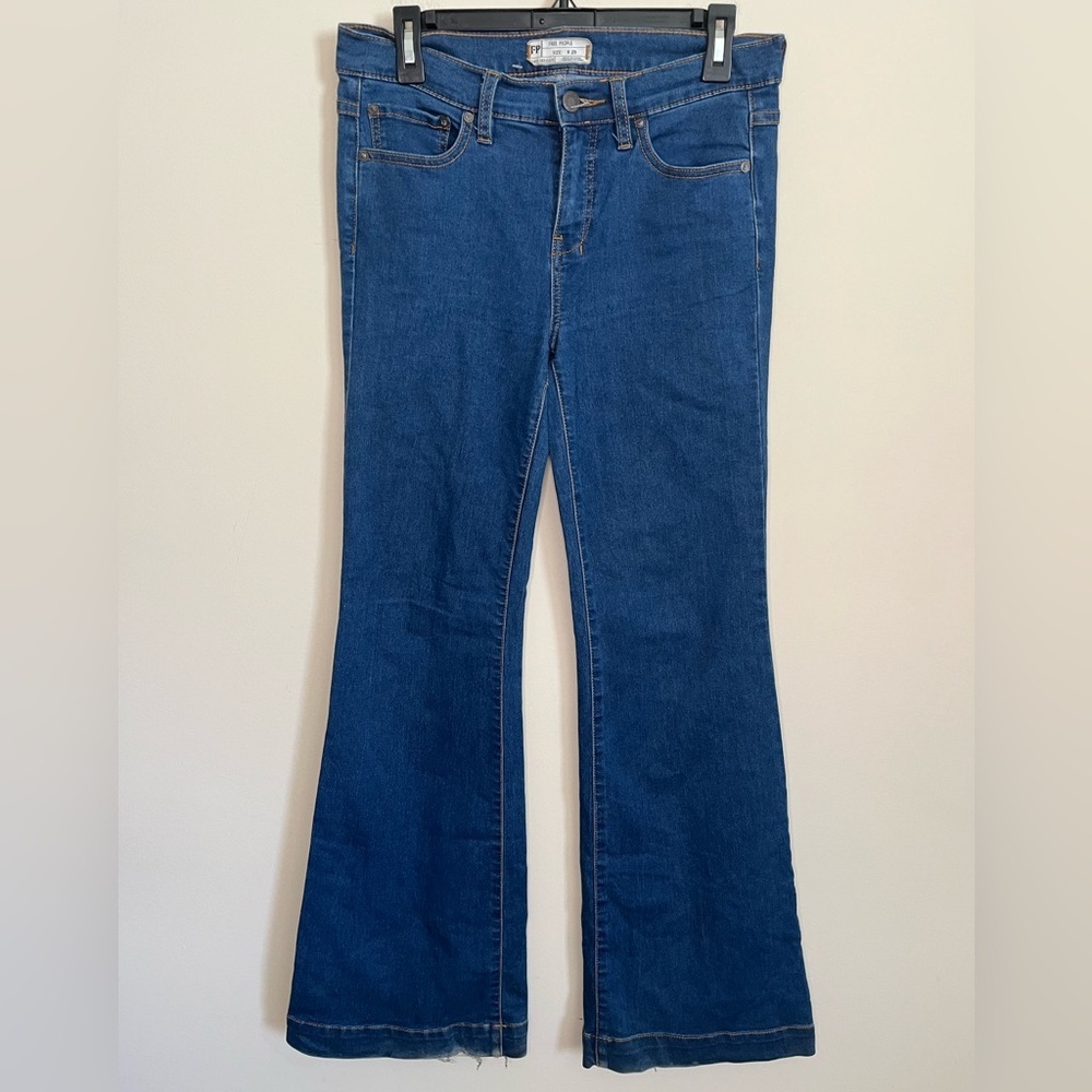 Free People Wide Leg Jeans Size 29